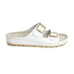Obrazek Białe damskie kapcie zdrowotne Batz Zenna