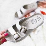 Obrazek Białe damskie kapcie zdrowotne Batz Zenna