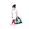 Obrazek Reisenthel Allrounder M Kids Koty i psy miętowy 18 L