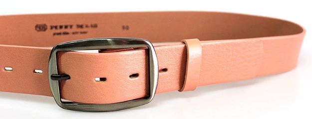 Obrazek PENNY BELTS 117503 Damski pasek skórzany różowy