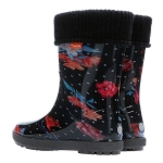 Obrazek Demar HAWAI LUX PRINT 0049 AM kwiaty Buty dziecięce ocieplane