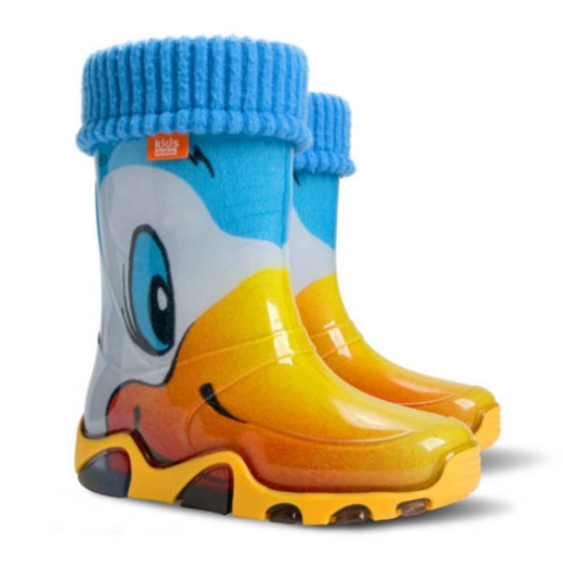 Obrazek DEMAR STORMER LUX PRINT 0032 A duck Dziecięce buty ocieplane