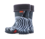 Obrazek DEMAR Twister Lux Print 0039 S zebra Dziecięce buty ocieplane