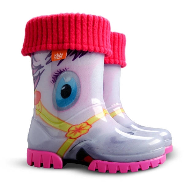 Obrazek DEMAR Twister Lux Print 0039 HA pony Dziecięce buty ocieplane