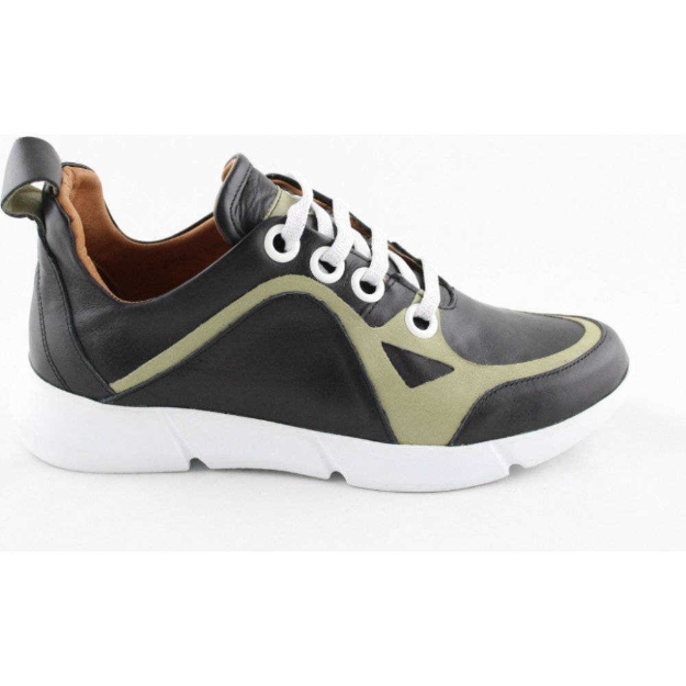 Obrazek Wild 018335A.01 Damskie skórzane botki w kolorze czarnym Scorpion