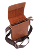 Obrazek Torba skórzana crossbody BHPC Explore M BH-383-75 tytoń 2 L