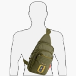 Obrazek Plecak Aeronautica Militare Frecce cross AM-342-23 antracyt 4 L