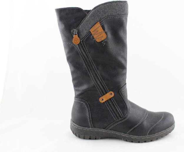 Obrazek Reflexan 31600-08 Botki damskie granatowe