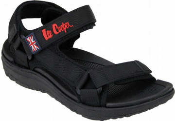 Obrazek Lee Cooper LCWL-20-34-016 Sandały damskie czarne
