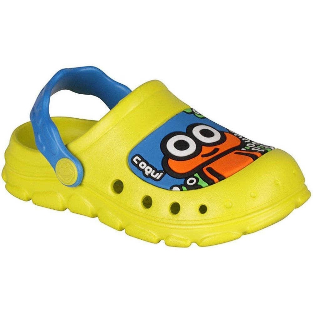 Obrazek Coqui STONEY 9383 Sandały dziecięce Citrus/Sea blue