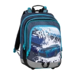 Obrazek Bagmaster ALFA 20 D Plecak szkolny niebieski/szary/czarny 19 l