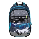 Obrazek Bagmaster ALFA 20 D Plecak szkolny niebieski/szary/czarny 19 l