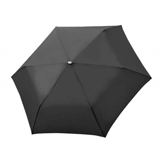 Obrazek Składany parasol damski Doppler Mini Slim Carbonsteel czarny
