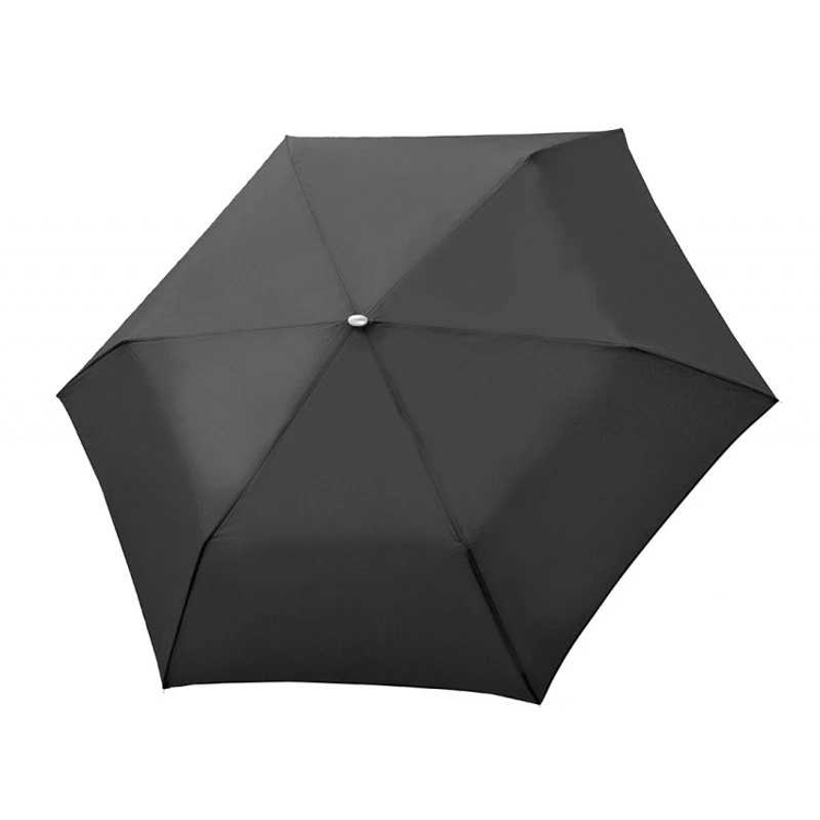 Obrazek Składany parasol damski Doppler Mini Slim Carbonsteel czarny