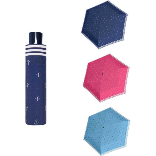Obrazek Składany damski parasol mechaniczny Doppler Mini Fiber SAILOR
