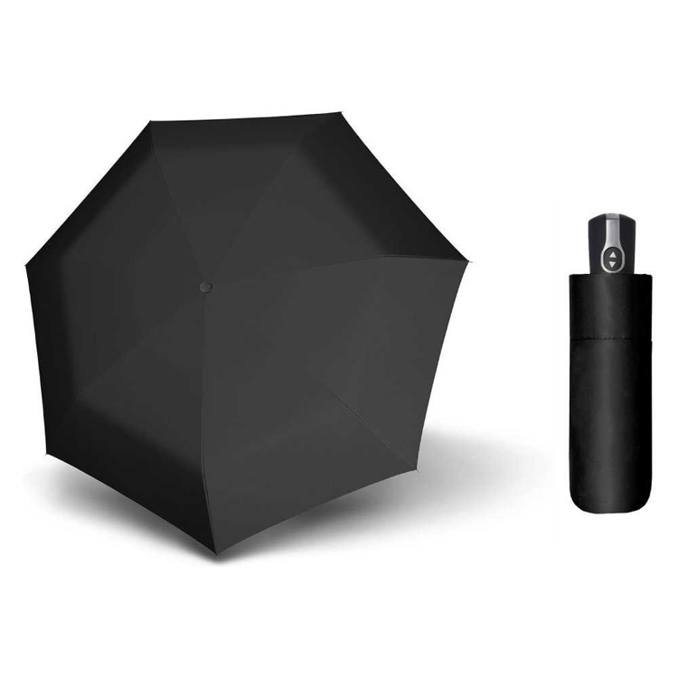 Obrazek Doppler Mini XS Carbonsteel Składany mini parasol czarny