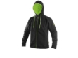 Obrazek Męska bluza z kapturem CXS HARRISON czarny/zielony