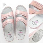 Obrazek Różowe damskie kapcie zdrowotne Batz Rea