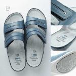 Obrazek Niebieskie damskie kapcie zdrowotne Batz Lia