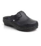 Obrazek Czarne damskie kapcie zdrowotne Batz Flower