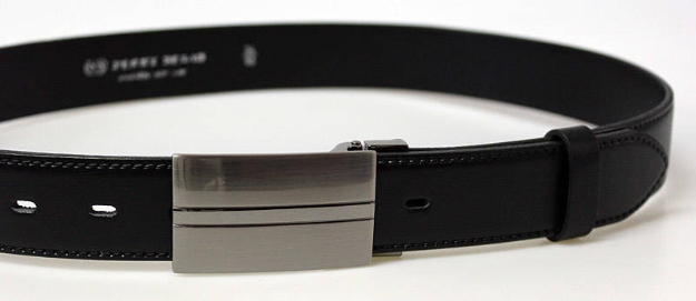 Obrazek PENNY BELTS 35-020-8PS-60 Męski pasek skórzany czarny