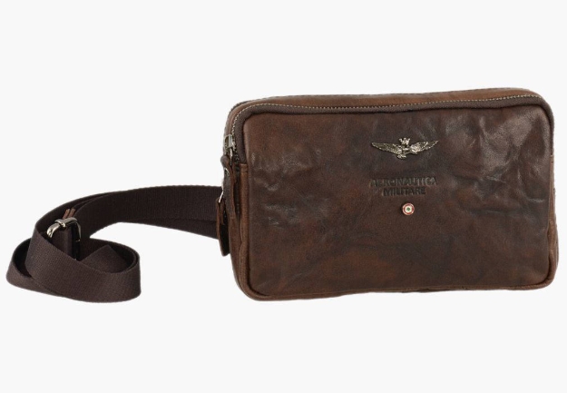 Obrazek Torba krzyżowa Aeronautica Militare Vintage AM-309-25 brązowa 1 L