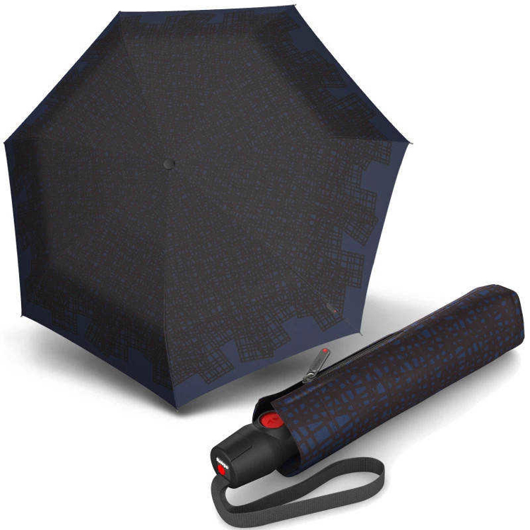 Obrazek W pełni automatyczny damski parasol Knirps T.200 Medium Duomatic Happa Sea