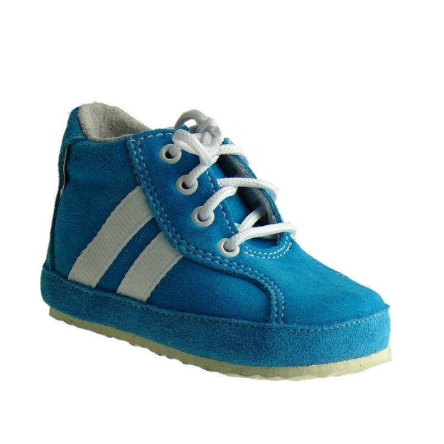 Obrazek Pegres Kapcie dziecięce C1090 welurowe niebieskie