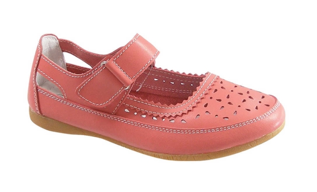 Obrazek Peddy PU-525-15-01 Baleriny dziecięce różowe