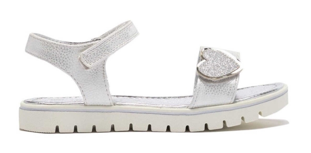 Obrazek Sprox 459551 Sandały dziecięce srebrne