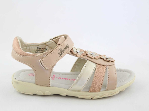 Obrazek Sprox 166910 Sandały dziecięce beżowe