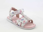 Obrazek Be Mega 8030513 Sandały dziecięce srebrne