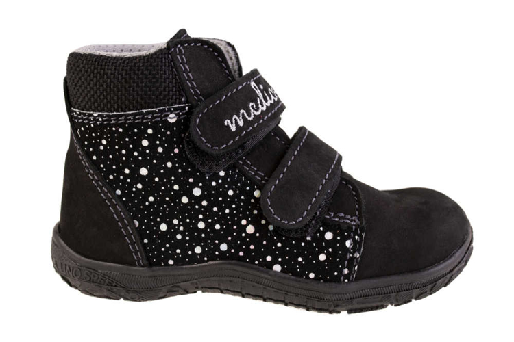 Obrazek Dziecięce buty za kostkę Medico EX5002-M195 czarne