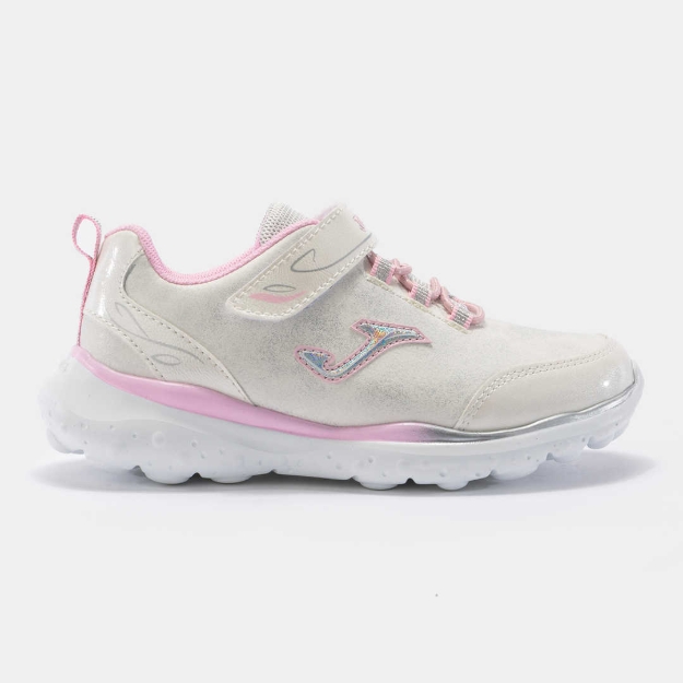 Obrazek Joma Butterfly JR 2102 Trampki dziecięce biały / fioletowy