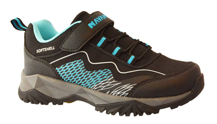 Obrazek Navaho N7-509-22-02 Dziecięce buty softshell czarne/niebieskie