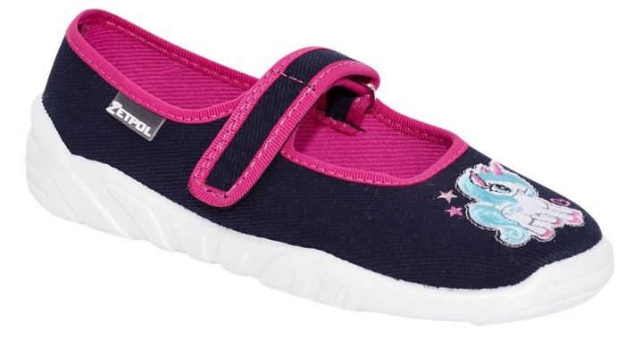 Obrazek Dziecięce baleriny tekstylne BIGHORN GITA 5024 A