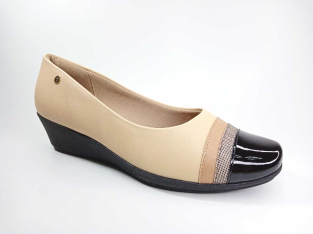 Obrazek Beżowe czółenka damskie Piccadilly 143162-2