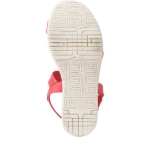Obrazek Tamaris 1-28700-28 500 Damskie sandały na koturnie czerwone