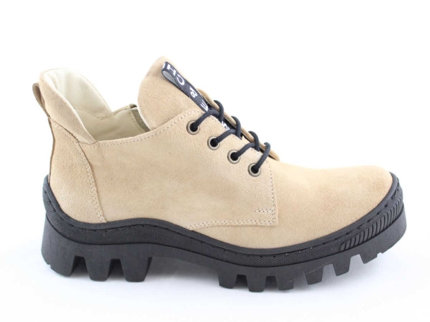 Obrazek BARTON 2233 Półbuty damskie brązowe