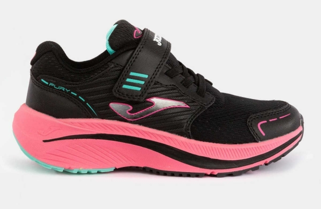 Obrazek Joma FURY JR 2241 Trampki dziecięce czarny / różowy