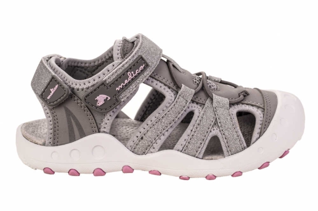 Obrazek Medico ME-55512 Sandały dziecięce szare