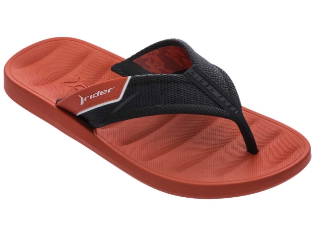 Obrazek Klapki męskie Rider Free Mix 11767-22007 czerwony/czarny