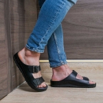 Obrazek Czarne męskie kapcie zdrowotne Batz Zeno