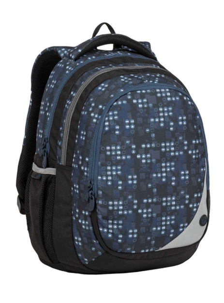Obrazek Plecak szkolny Bagmaster MAXVELL 9 B - niebieski niebieski 28 l