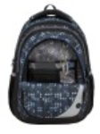 Obrazek Plecak szkolny Bagmaster MAXVELL 9 B - niebieski niebieski 28 l