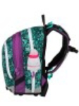 Obrazek Plecak szkolny Bagmaster ALFA 9 B - turkusowe ornamenty zielony 23 l