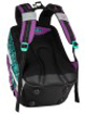 Obrazek Plecak szkolny Bagmaster ALFA 9 B - turkusowe ornamenty zielony 23 l