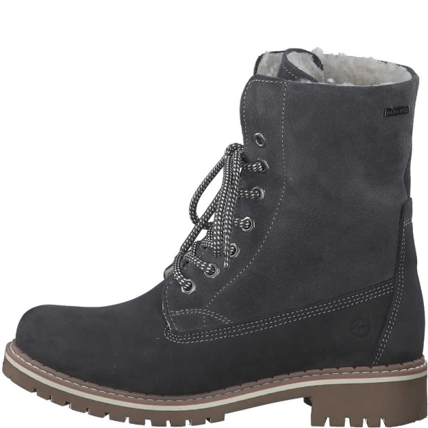 Obrazek Tamaris 1-26443-29 214 Botki damskie antracytowe