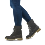 Obrazek Tamaris 1-26443-29 214 Botki damskie antracytowe