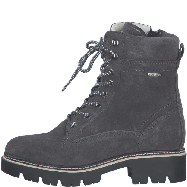 Obrazek Tamaris 1-26859-29 214 Botki damskie antracytowe